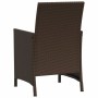 Garden chairs and table with cushions 3 pieces brown PE rattan by , Garden sets - Ref: Foro24-365118, Price: 206,58 €, Discou...