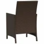 Gartenstühle und Tisch mit Kissen 3 Stück braunes PE-Rattan von , Gartensets - Ref: Foro24-365118, Preis: 194,58 €, Rabatt: %