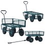 Carrito de mano de jardín verde 250 kg de vidaXL, Carretillas de carga - Ref: Foro24-145509, Precio: 119,09 €, Descuento: %