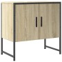 Bathroom sink cabinet engineered wood Sonoma oak 60x33x60 cm by , Dressing tables - Ref: Foro24-842457, Price: 53,94 €, Disco...