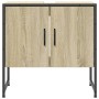 Bathroom sink cabinet engineered wood Sonoma oak 60x33x60 cm by , Dressing tables - Ref: Foro24-842457, Price: 53,94 €, Disco...