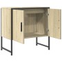 Bathroom sink cabinet engineered wood Sonoma oak 60x33x60 cm by , Dressing tables - Ref: Foro24-842457, Price: 53,94 €, Disco...