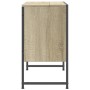 Bathroom sink cabinet engineered wood Sonoma oak 60x33x60 cm by , Dressing tables - Ref: Foro24-842457, Price: 53,94 €, Disco...