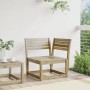 Garden corner sofa impregnated pine wood 73x73x78 cm by , Outdoor sofas - Ref: Foro24-844668, Price: 70,97 €, Discount: %