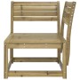 Garden corner sofa impregnated pine wood 73x73x78 cm by , Outdoor sofas - Ref: Foro24-844668, Price: 70,97 €, Discount: %