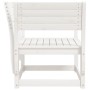 Wooden garden chair solid white pine wood by , Outdoor sofas - Ref: Foro24-844675, Price: 92,73 €, Discount: %