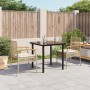 3-piece garden dining set with beige synthetic rattan cushions by , Garden sets - Ref: Foro24-3213631, Price: 214,23 €, Disco...