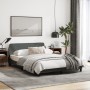 Dark gray fabric bed frame with headboard 140x190 cm by , Beds and slatted bases - Ref: Foro24-373166, Price: 136,66 €, Disco...