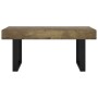 MDF and iron coffee table dark brown and black 90x45x40 cm by vidaXL, Coffee table - Ref: Foro24-286100, Price: 77,99 €, Disc...