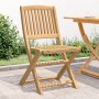 Folding garden chairs 4 pcs acacia wood 57x49x90 cm by , Garden chairs - Ref: Foro24-365744, Price: 176,48 €, Discount: %