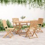 Klappbare Gartenstühle 4 Stück Akazienholz 57x49x90 cm von , Gartenstühle - Ref: Foro24-365744, Preis: 176,48 €, Rabatt: %