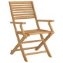 Folding garden chairs 4 pcs acacia wood 54.5x61.5x86.5cm by , Garden chairs - Ref: Foro24-365738, Price: 167,11 €, Discount: %