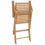 Folding garden chairs 4 pcs acacia wood 54.5x61.5x86.5cm by , Garden chairs - Ref: Foro24-365738, Price: 167,11 €, Discount: %