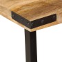 Stapelbare Couchtische 3-teilig aus massivem Mangoholz und Eisen von , Seitentische - Ref: Foro24-372735, Preis: 78,53 €, Rab...