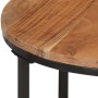 Stackable coffee tables 3 pieces solid acacia wood and iron by , Coffee table - Ref: Foro24-372742, Price: 114,41 €, Discount: %