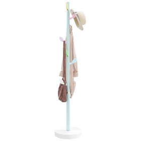 Iron coat rack powder coated blue 172 cm by , Hat and coat racks - Ref: Foro24-377091, Price: 33,48 €, Discount: %