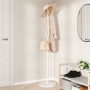 White powder coated iron coat rack 177 cm by , Hat and coat racks - Ref: Foro24-377093, Price: 50,76 €, Discount: %