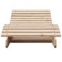 Solid pine wood loungers 2 units 205x60x31.5 cm by , Loungers - Ref: Foro24-832573, Price: 154,99 €, Discount: %