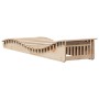 Solid pine wood loungers 2 units 205x60x31.5 cm by , Loungers - Ref: Foro24-832573, Price: 154,99 €, Discount: %