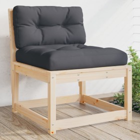 Garden sofa with solid pine wood cushions by , Outdoor sofas - Ref: Foro24-844689, Price: 68,99 €, Discount: %