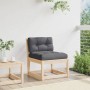 Garden sofa with solid pine wood cushions by , Outdoor sofas - Ref: Foro24-844689, Price: 69,14 €, Discount: %