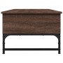 Brown metal engineered wood coffee table 100x50x35 cm by , Coffee table - Ref: Foro24-845395, Price: 65,69 €, Discount: %