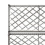 Spalier und Blumenbeet 2 Töpfe graues synthetisches Rattan 58x30x107 cm von vidaXL, Töpfe und Pflanzgefäße - Ref: Foro24-4693...