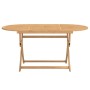 Folding garden table solid acacia wood 160x85x75 cm by , Garden tables - Ref: Foro24-365746, Price: 130,53 €, Discount: %