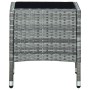 Gray synthetic rattan garden table 40x40x45 cm by vidaXL, Garden tables - Ref: Foro24-45902, Price: 56,99 €, Discount: %