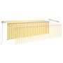 Toldo automático retráctil con persiana 5x3 m amarillo y blanco de , Toldos - Ref: Foro24-3069468, Precio: 523,23 €, Descuent...