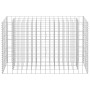 Galvanized steel gabion bed 90x30x60 cm by vidaXL, Pots and planters - Ref: Foro24-145630, Price: 52,42 €, Discount: %