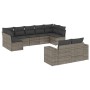 9-teiliges Gartenmöbel-Set und graue synthetische Rattankissen von , Gartensets - Ref: Foro24-3255357, Preis: 626,02 €, Rabat...