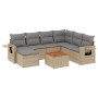 Garden sofa set with beige cushions 8 pcs PE rattan by , Modular outdoor sofas - Ref: Foro24-3224680, Price: 535,26 €, Discou...