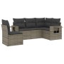 Garden sofa set with cushions 5 pieces gray synthetic rattan by , Garden sets - Ref: Foro24-3220169, Price: 346,31 €, Discoun...