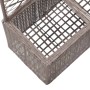 Trellis and flowerbed 2 pots brown synthetic rattan 58x30x107cm by vidaXL, Pots and planters - Ref: Foro24-46937, Price: 90,6...