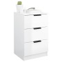 Bright white nightstand 40x36x65 cm by vidaXL, Nightstands - Ref: Foro24-811280, Price: 60,02 €, Discount: %