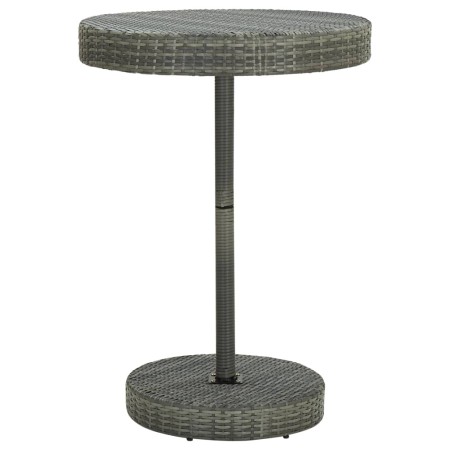 Synthetic gray rattan garden table 75.5x106 cm by vidaXL, Garden tables - Ref: Foro24-45860, Price: 71,99 €, Discount: %