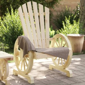 Adirondack garden armchair solid fir wood by , Garden chairs - Ref: Foro24-365089, Price: 111,68 €, Discount: %