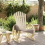 Adirondack garden armchair solid fir wood by , Garden chairs - Ref: Foro24-365089, Price: 111,68 €, Discount: %