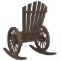 Adirondack Gartenschaukelstuhl aus massivem Tannenholz von , Gartenstühle - Ref: Foro24-365094, Preis: 173,59 €, Rabatt: %