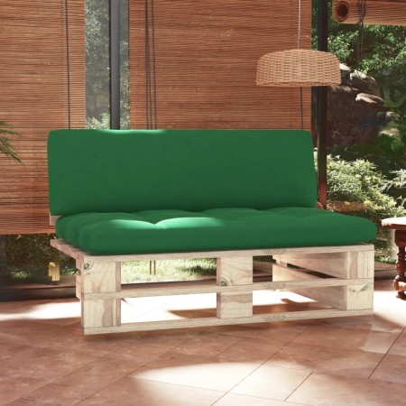 Zentrales Palettensofa für imprägniertes Kiefernholz im Garten von , Modulare Sofas für den Außenbereich - Ref: Foro24-306653...