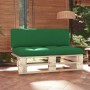 Central pallet sofa for garden made of impregnated pine wood by , Modular outdoor sofas - Ref: Foro24-3066534, Price: 106,82 ...