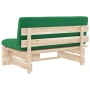 Central pallet sofa for garden made of impregnated pine wood by , Modular outdoor sofas - Ref: Foro24-3066534, Price: 106,82 ...