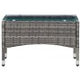 Gray synthetic rattan coffee table 60x40x36 cm by vidaXL, Garden tables - Ref: Foro24-45908, Price: 69,19 €, Discount: %