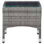 Gray synthetic rattan coffee table 60x40x36 cm by vidaXL, Garden tables - Ref: Foro24-45908, Price: 69,19 €, Discount: %