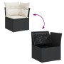 6-piece garden sofa set and black synthetic rattan cushions by , Garden sets - Ref: Foro24-3256455, Price: 389,15 €, Discount: %