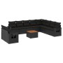 11-teiliges Gartensofa-Set und schwarze synthetische Rattankissen von , Gartensets - Ref: Foro24-3256965, Preis: 847,70 €, Ra...