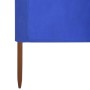 5-panel beach windbreaker in sky blue fabric 600x80 cm by vidaXL, Umbrellas - Ref: Foro24-47159, Price: 42,81 €, Discount: %