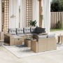 11-teiliges Gartensofa-Set mit beigen synthetischen Rattankissen von , Gartensets - Ref: Foro24-3266249, Preis: 661,99 €, Rab...