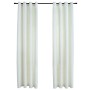 Blackout curtains with rings 2 pcs cream velvet 140x225 cm by vidaXL, Curtains and curtains - Ref: Foro24-134513, Price: 41,8...